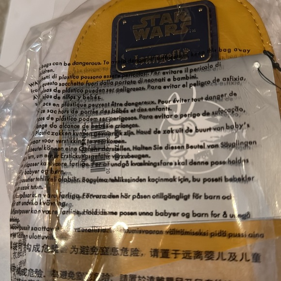 NWT Disney Parks Loungefly Crossbody Bag - Chewbacca Holiday Gingerbread - Picture 4 of 11